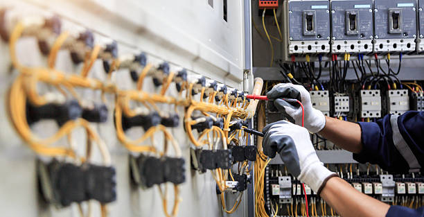 Professional Electrician technician working in Mayfield, PA